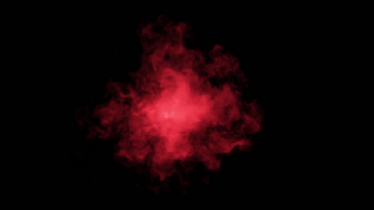 Red Smoke Explosion
