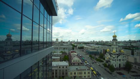 cityscape view from high rise building