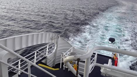 transport-ship-staircase-view-with-the-wake-in-the-background-on-ocean