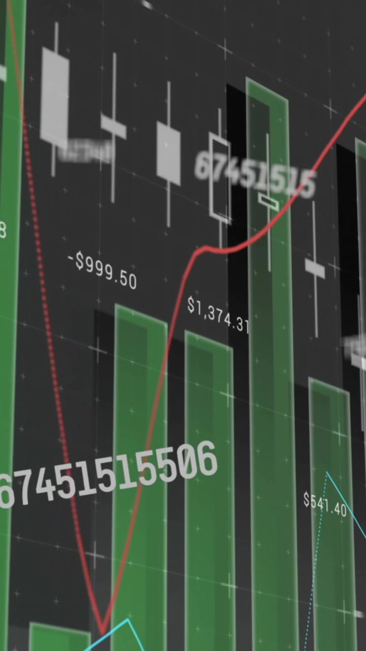 Animation of financial data processing