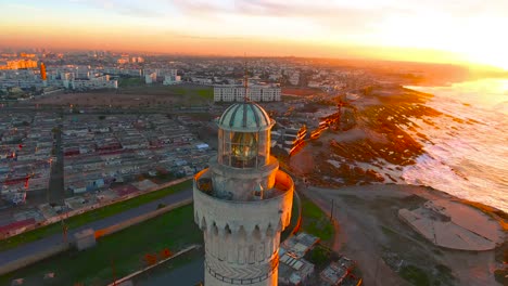 Lighthouse-of-Casablaca-Morocco-"-La-phare-d'el-hank-casablanca