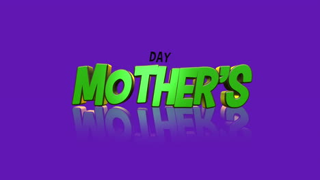 texto moderno del día de la madre en degradado morado