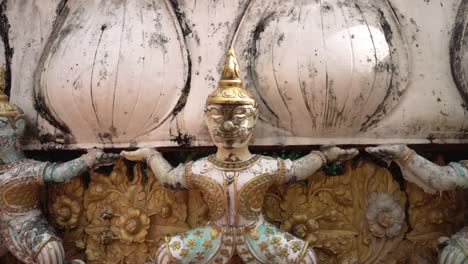 religious figures at buddhist temple