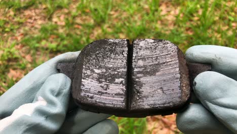 glazed brake pad