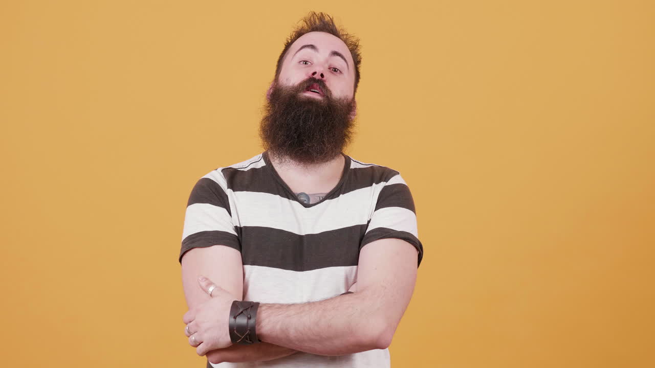 Man portrait with beard