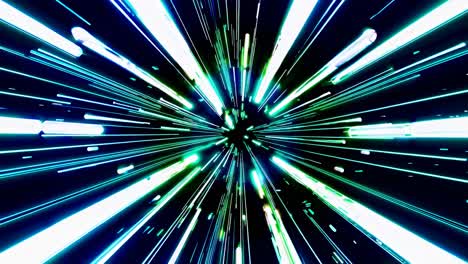efecto de túnel del hiperespacio