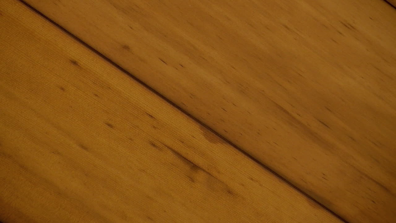 히노키 나무 판자의 클로즈업