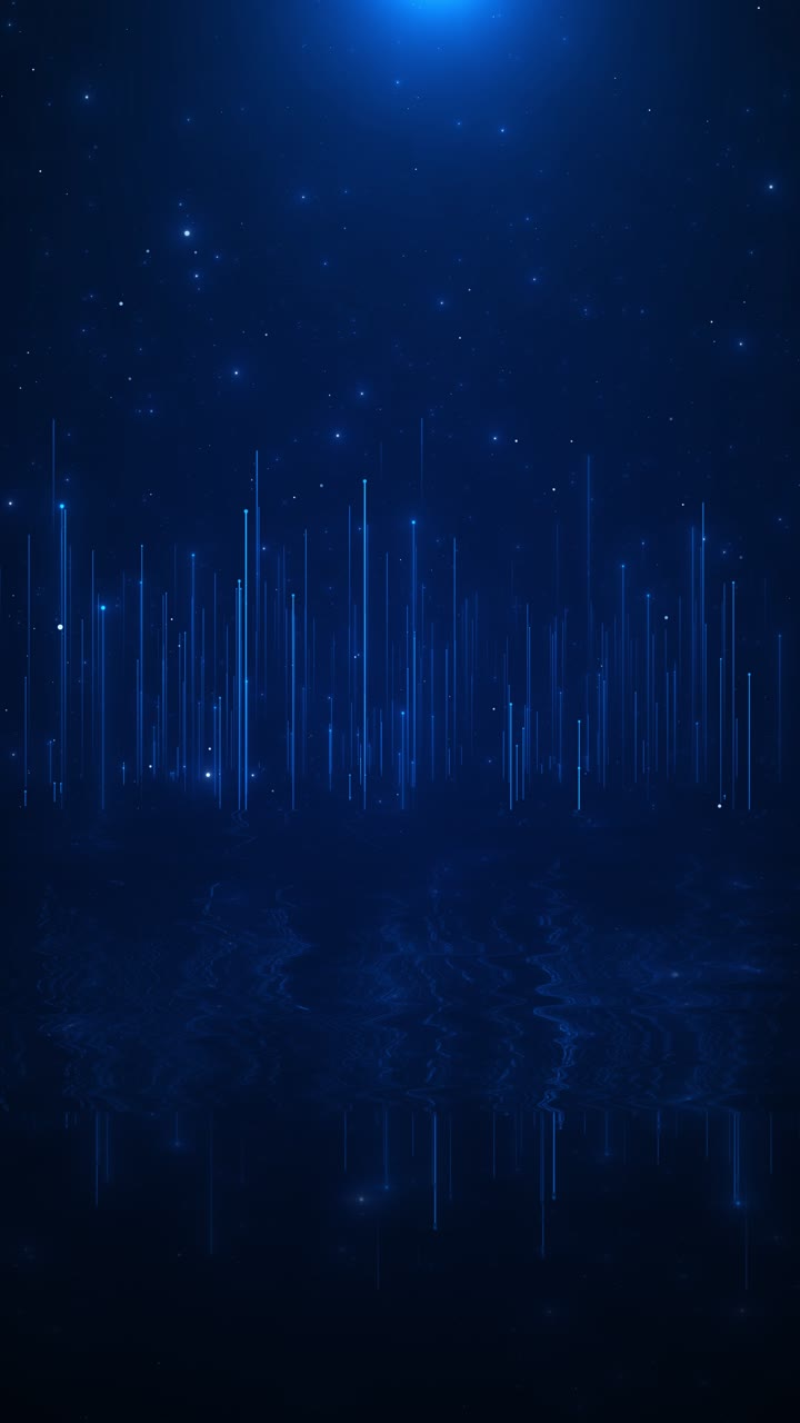Dynamic stream of digital blue data ideal for technology and cybersecurity themes data flow