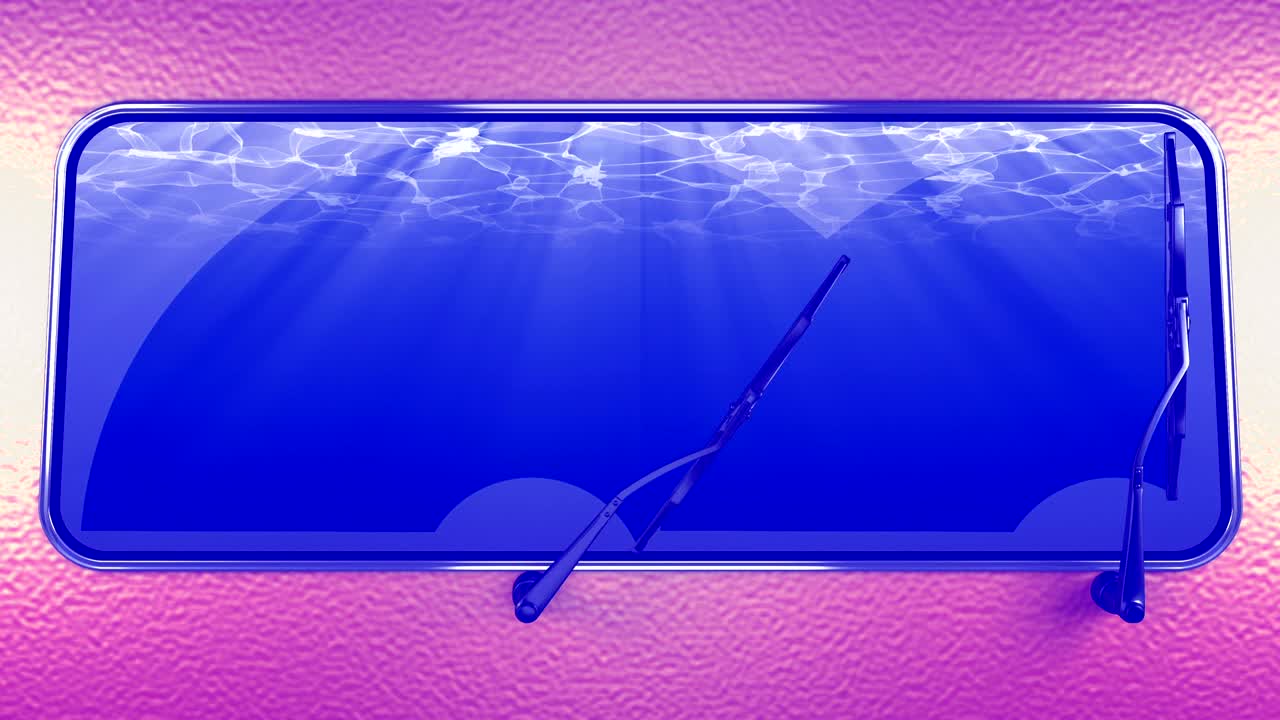 윈드스크린 와이퍼, 수중, 4k, 원활한 루프