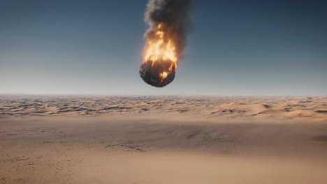 explosion in the desert