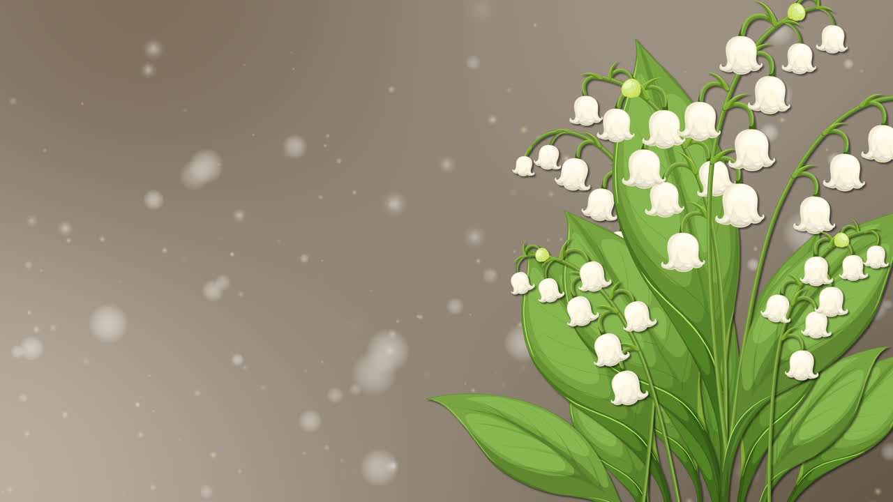 계곡의 릴리 일러스트레이션