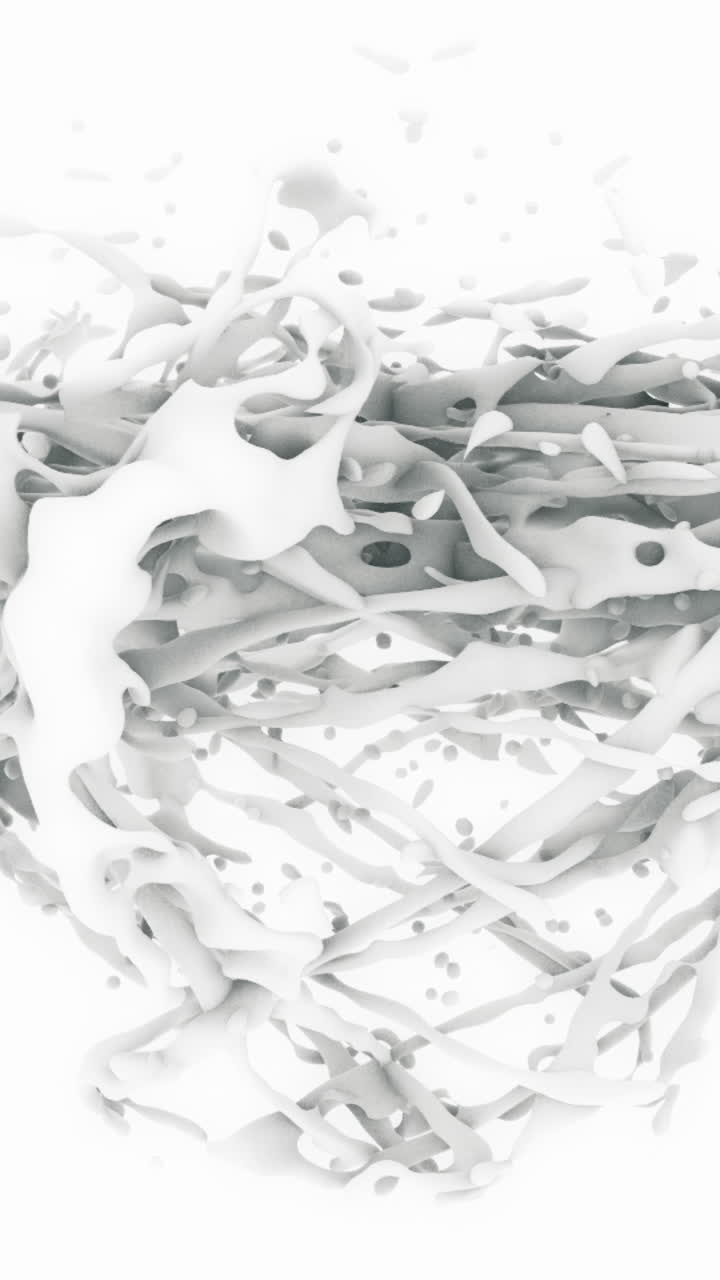 salpicaduras de leite abstratas