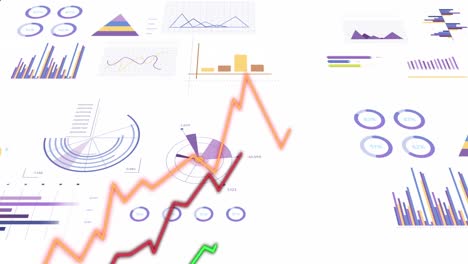 Animación-Del-Procesamiento-De-Datos-Financieros-Y-Estadísticas-Con-Líneas