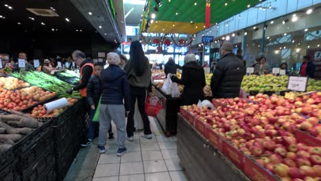 shoppers explore fresh produce at springvale market