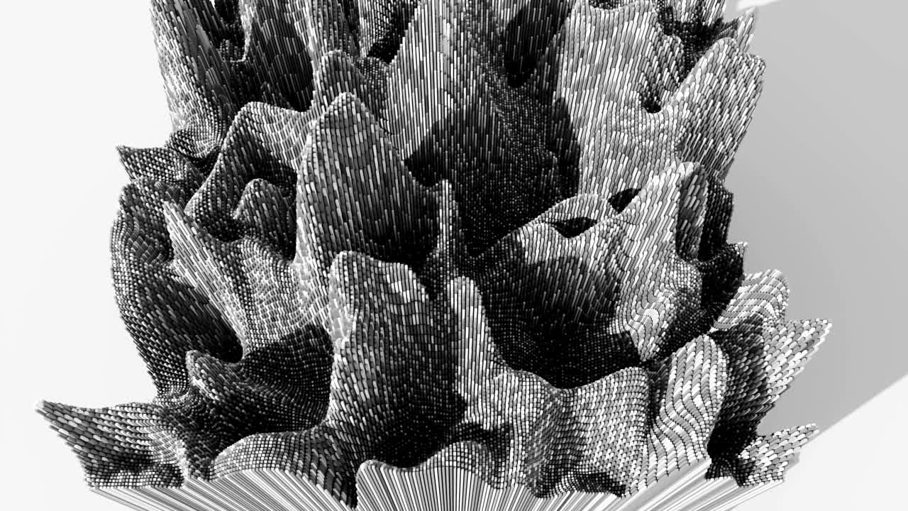 diseño cúbico minimalista de 4k.