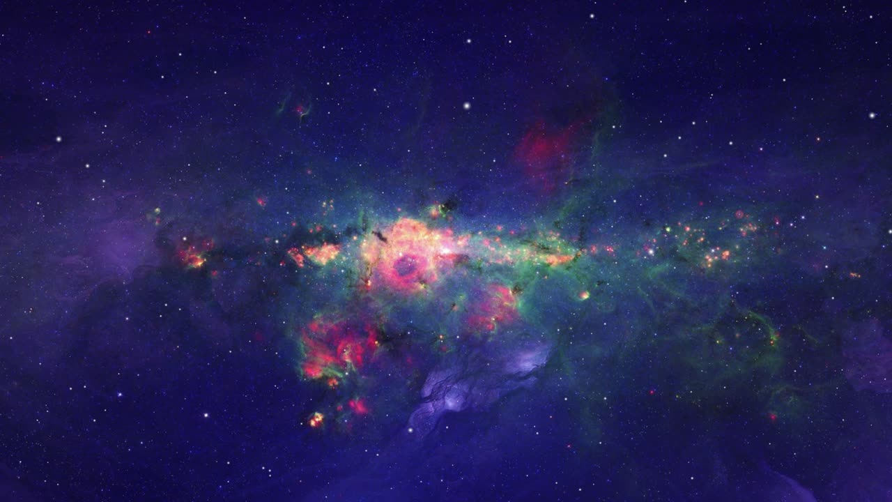 A Galactic Journey in space