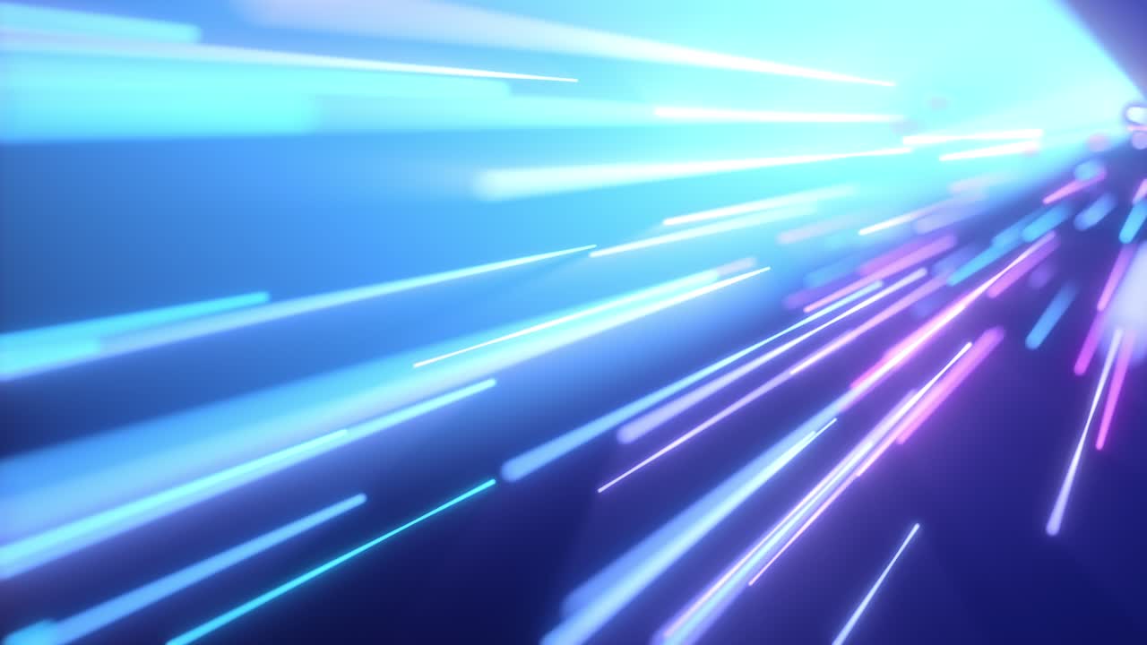 抽象的なネオン光線