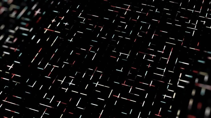 Abstract Geometric Pattern with Plus Signs