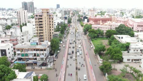 large urban city appearing large high rise buildings appearing