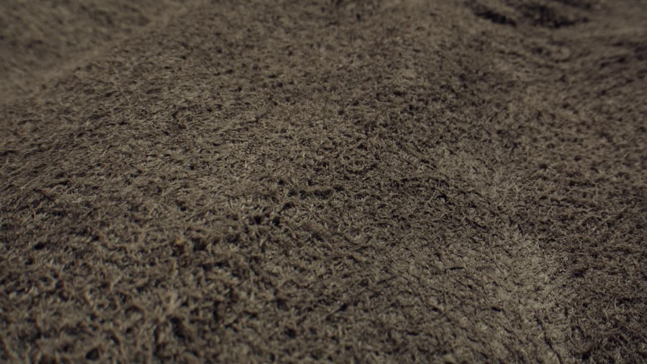 Close Up of Dark Brown Fabric Texture