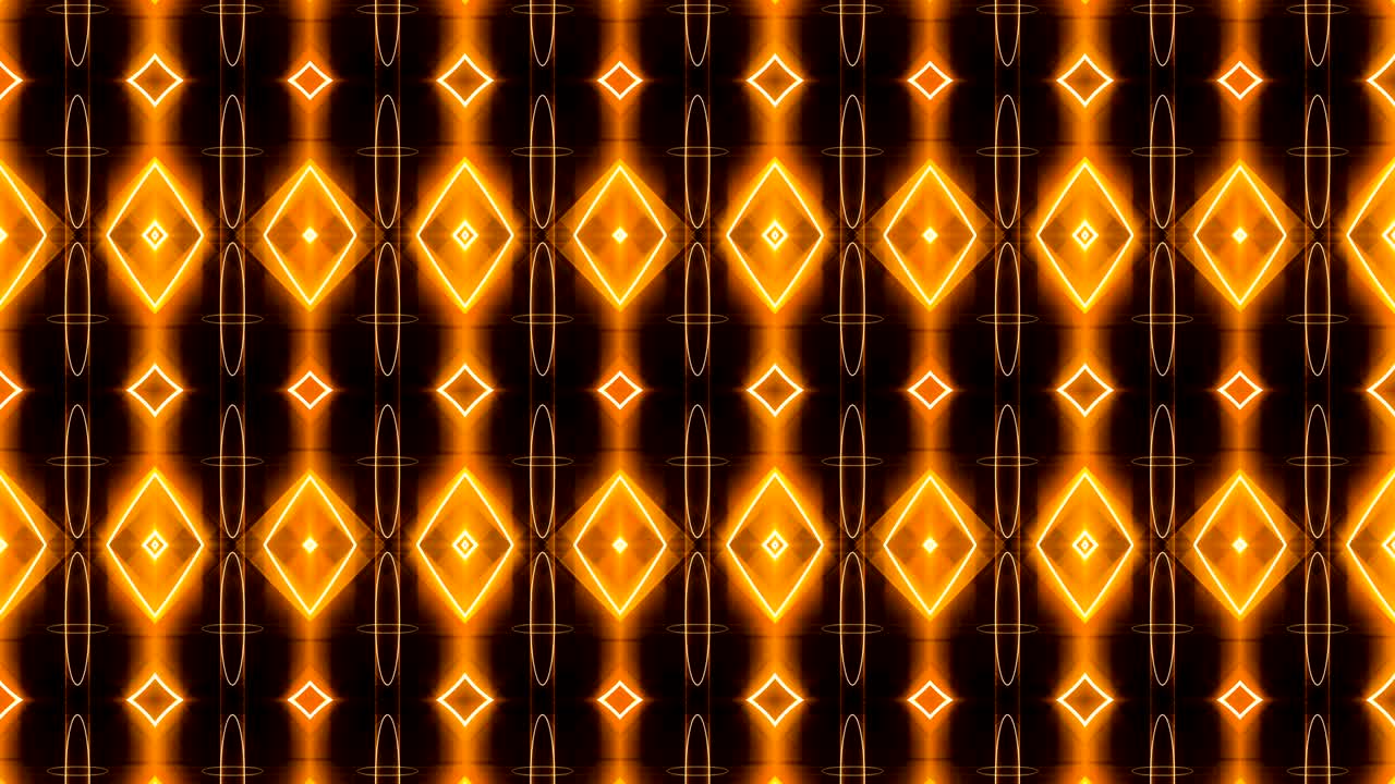 Fractal orange kaleidoscopic background
