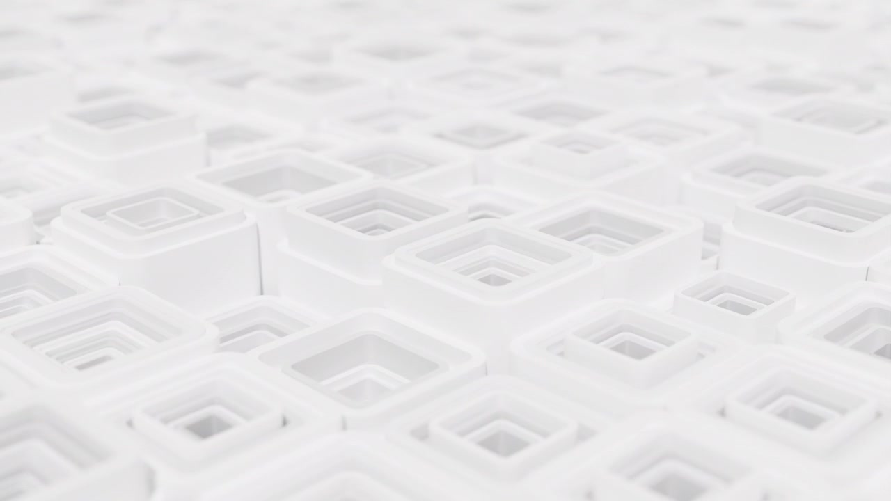 Abstract Geometric Pattern of Nested Squares
