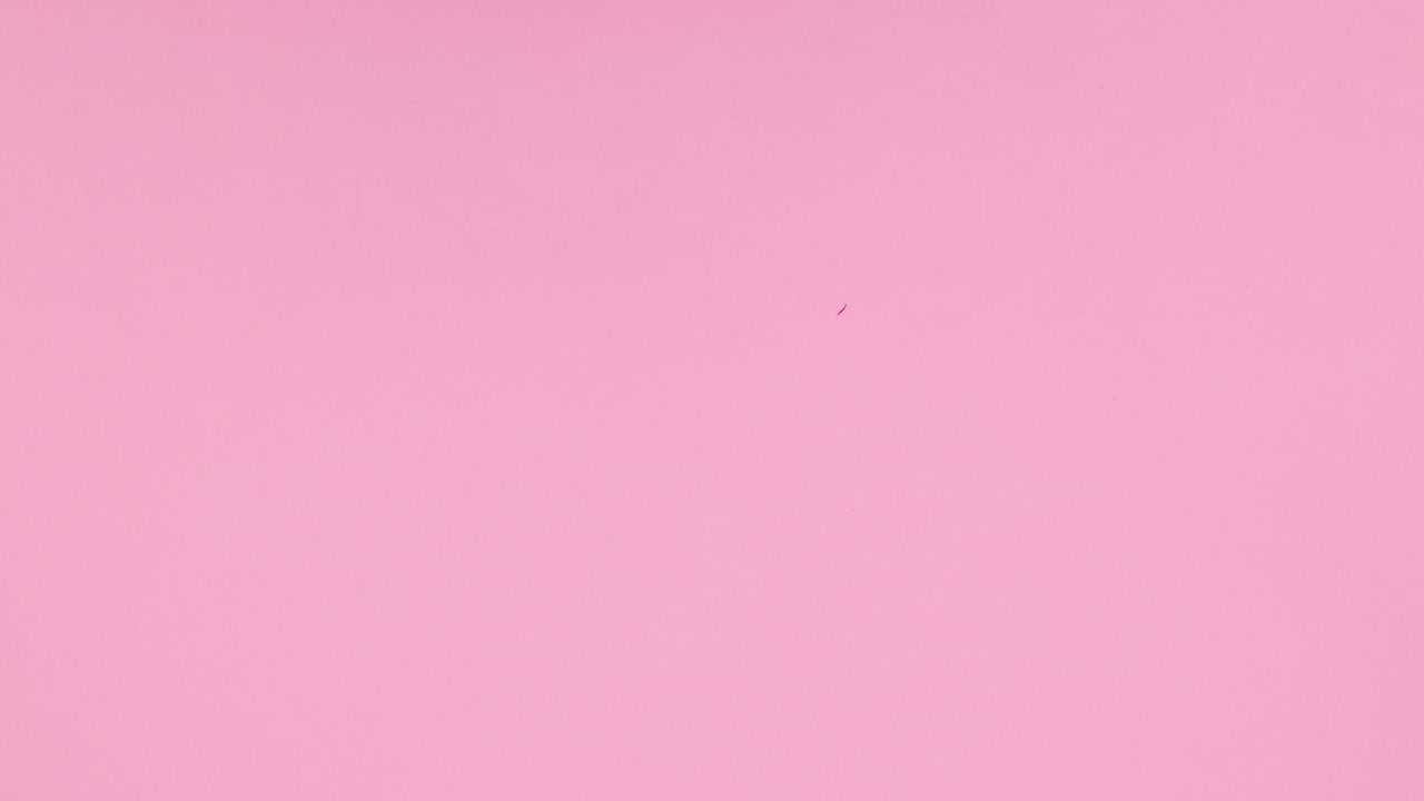 Unwrapping big red heart for Valentine's day on pink theme. Stop motion