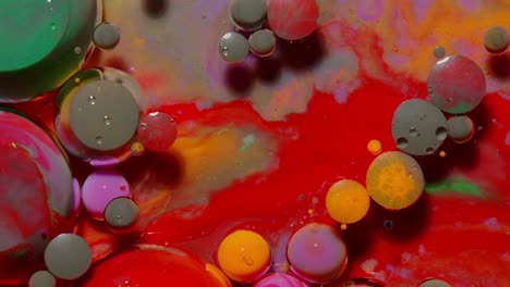 abstract colorful liquid art