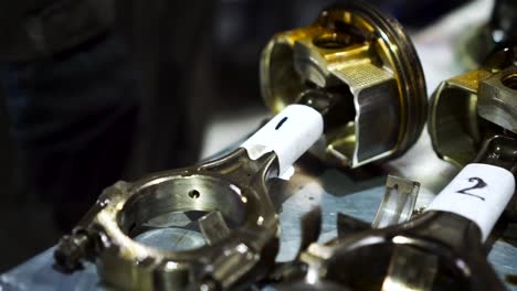 engine pistons and connecting rods