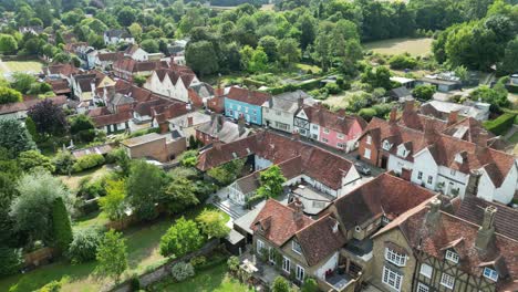 Mucho-Hadham-High-Street-Típico-Pueblo-Inglés-Histórico-Hertfordshire-Vista-Aérea