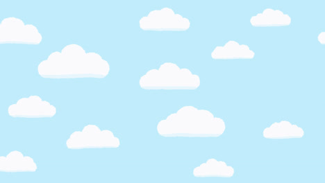 Motion-Graphic-of-Flat-blue-sky-background