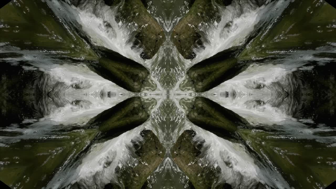 caleidoscopio de tomas de la naturaleza, wissahickon creek