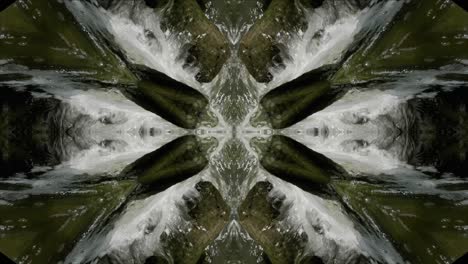caleidoscopio de tomas de la naturaleza, wissahickon creek