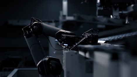 robotic arm in an industrial setting