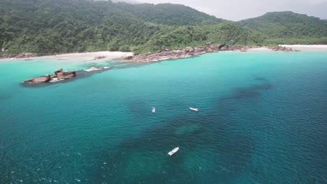 big island ilha grande tropical beach angra dos reis, rio de janeiro, brazil