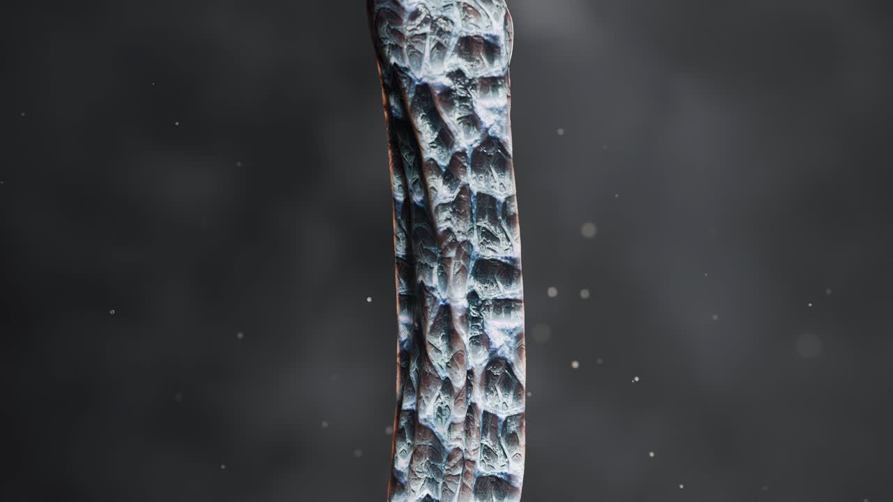 Abstract Metallic Column Textures