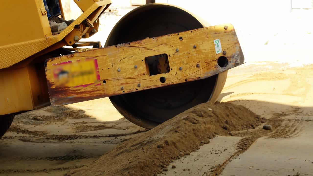 suelo de nivelación de rodillos de carretera