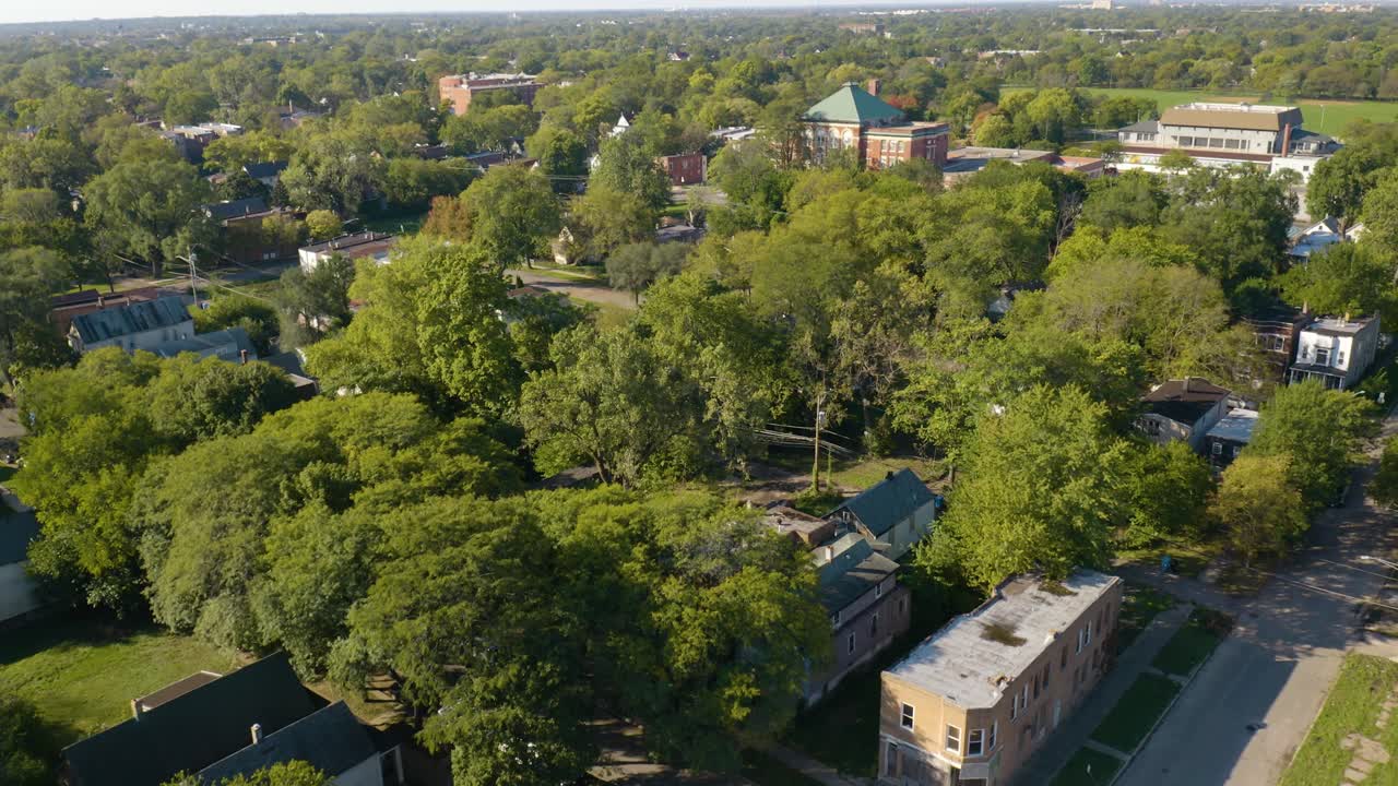 Inquadratura di ambientazione a Englewood, Chicago