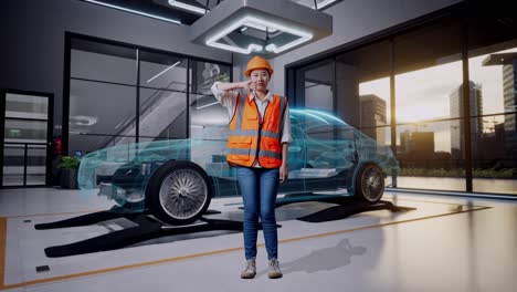 el técnico automotriz desaprueba el diagnóstico del coche.