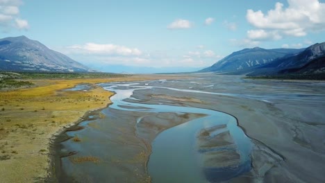 glacial river during a sunny afternoon