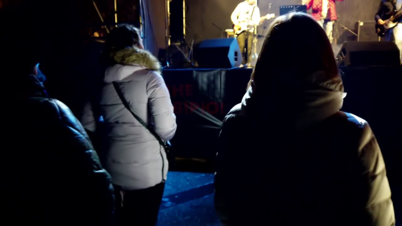 Sahnedeki konser çekimi