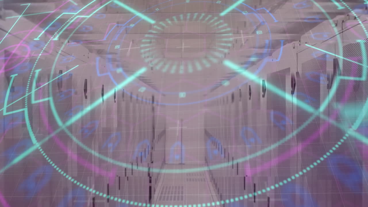 컴퓨터 서버를 통해 스 ⁇  스캐닝의 애니메이션