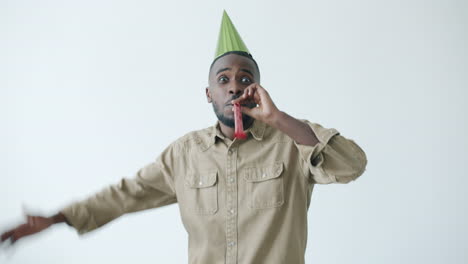 man celebrating a birthday