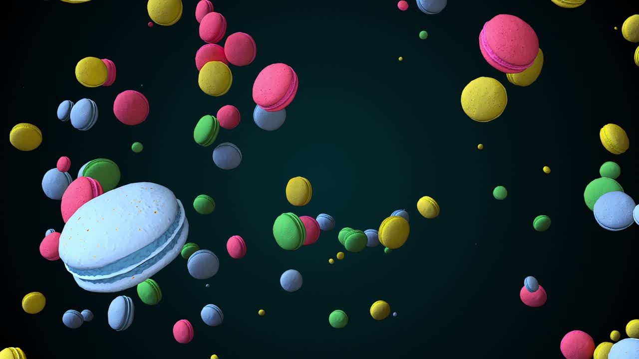 lluvia de macarrones que caen