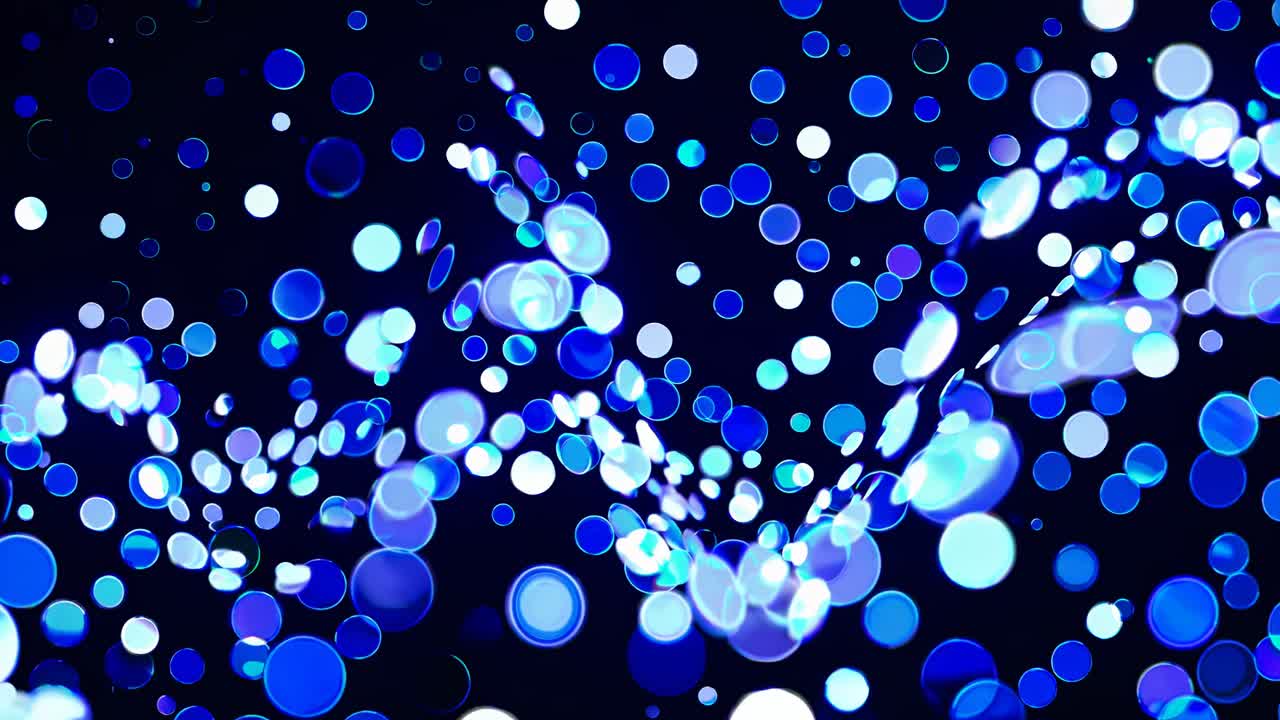 추상적인 파란 원