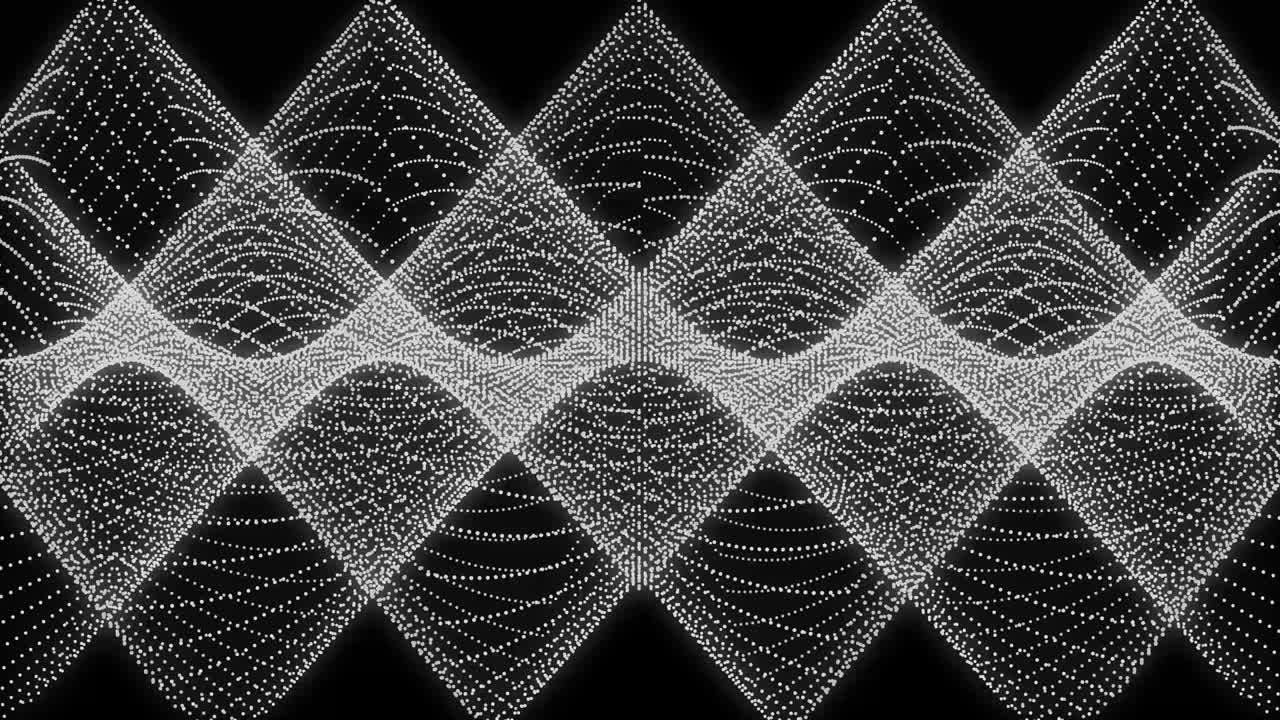 White color Dot Shape Pattern animation motion graphics