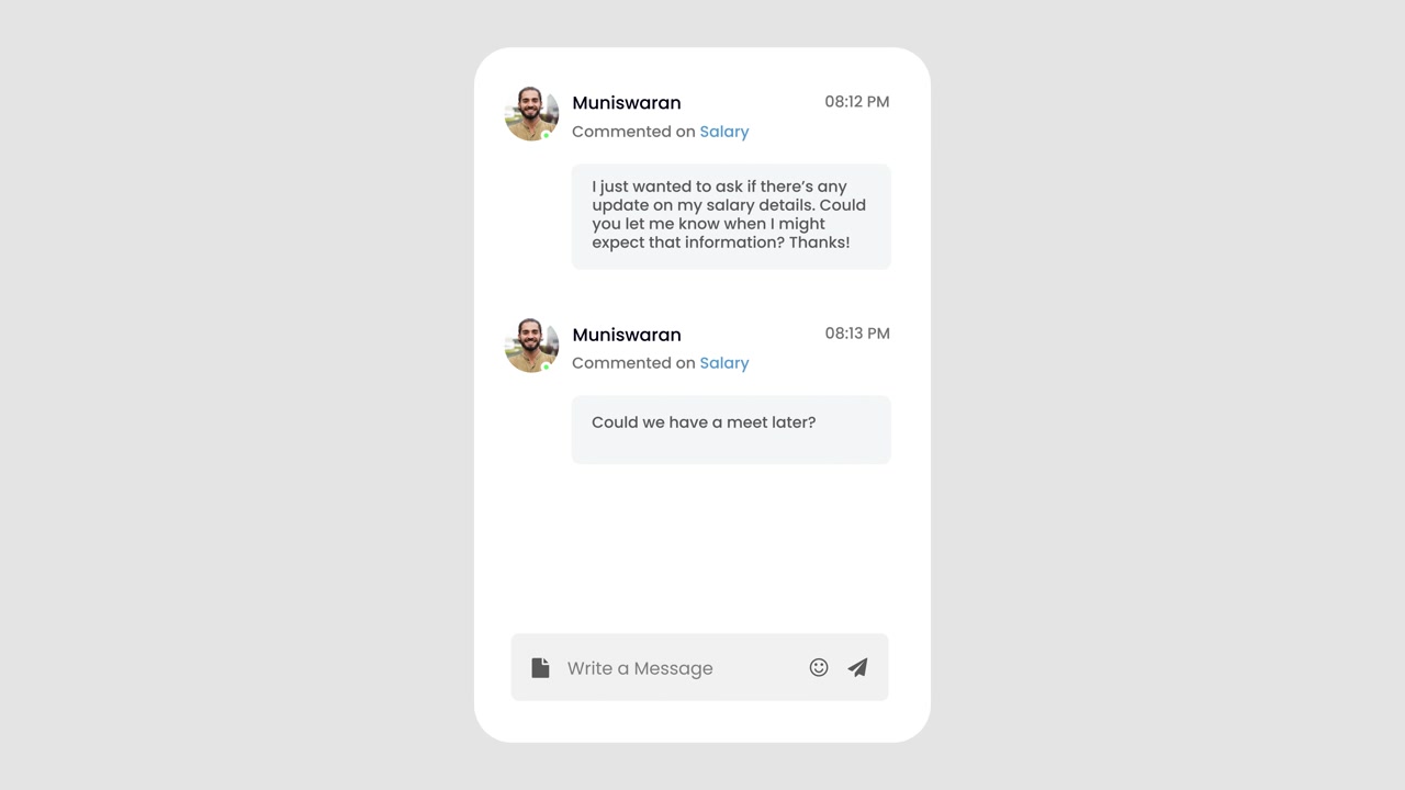 Chatsamtale om løn