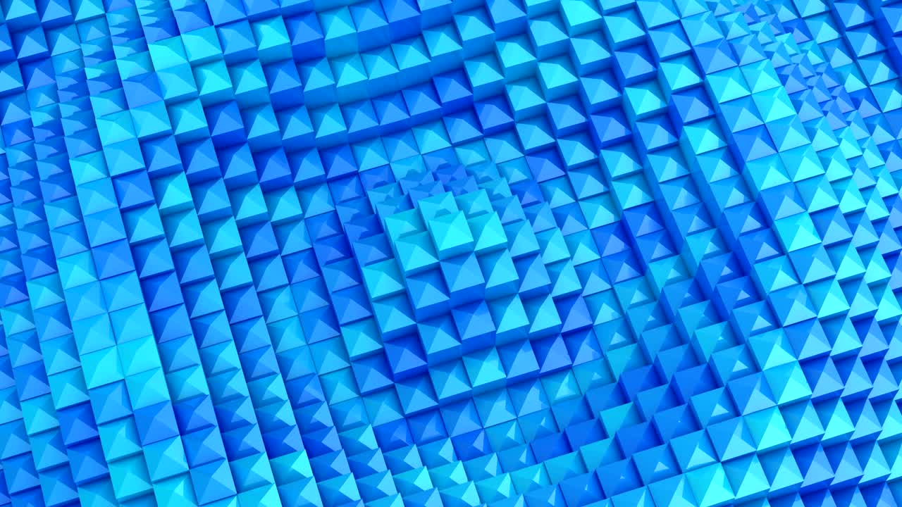 사각형은 파동을 형성했습니다.