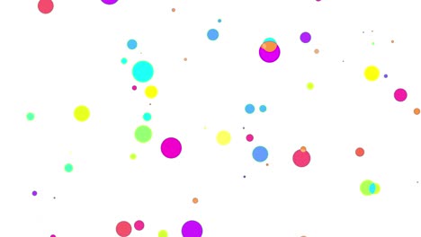 material de bucle de fondo gráfico de las hadas de las partículas brillantes
