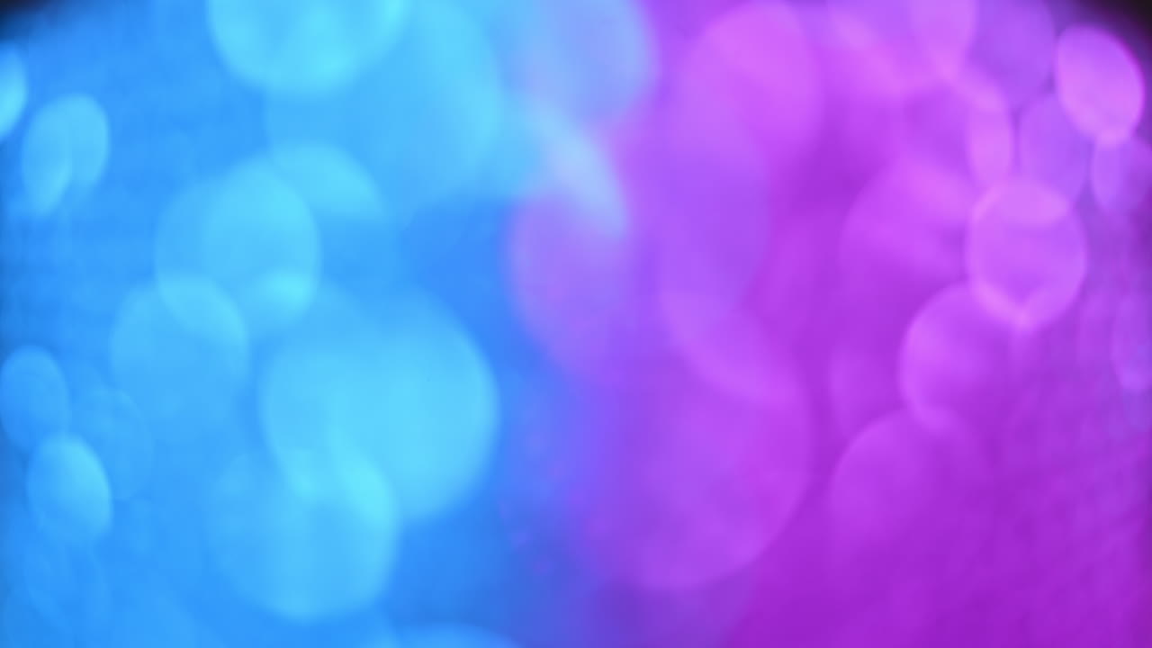 Abstract Blue and purple circles moving, blurred